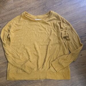 Girls Bixby Nomad Mustard Yellow Sweater
